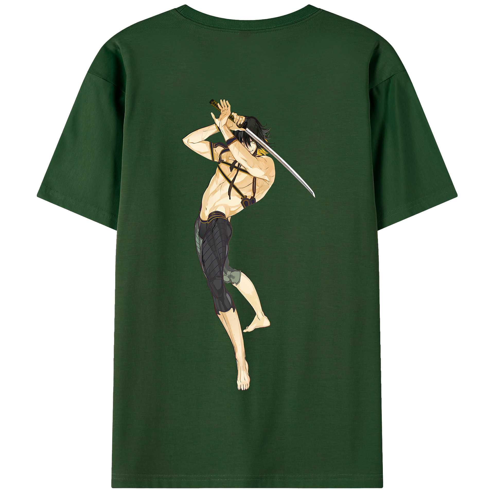 （画像用） 刀剣乱舞 Touken Ranbu 綿100％半袖Tシャツ（背面プリント）